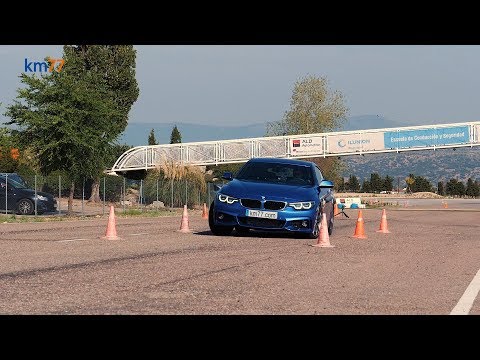 BMW Serie 4 Gran Coupé 2017 – Maniobra de esquiva (moose test) y eslalon | km77.com