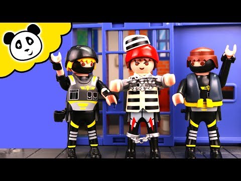 Playmobil Polizei - Kevin im Hochsicherheits Gefängnis - Playmobil Film