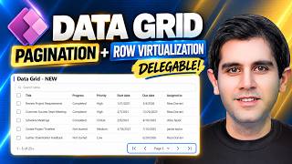 NEW Power Apps Modern Data Grid: Pagination, Row Virtualization & Delegation 🚀