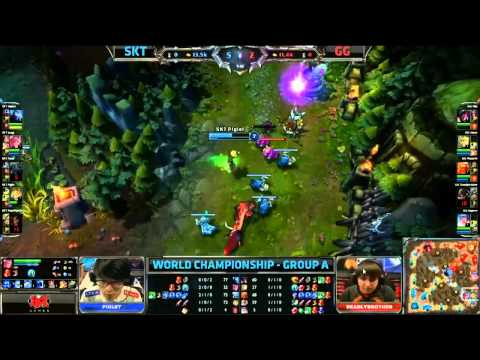 LoL | Season 3 World Championship SKT vs GG [HD]