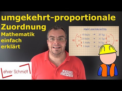 Inversely proportional assignment | Mathematics - simply explained | Lehrerschmidt