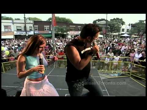 Dance Instructors Teaching the 1, 2, 3, and 4's of Salsa Dancing!