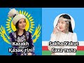 How similar are Kazakh and Sakha/Yakut?