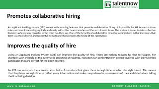 7 Prominent Benefits of Using an Applicant Tracking System
