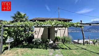 E2570T: Terreno edificabile vista lago con rustico nel Gambarogno