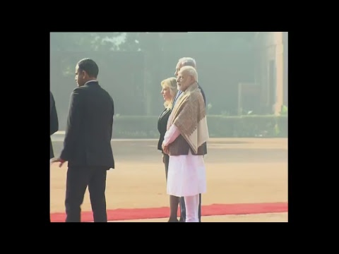 PM Modi and PM Netanyahu lay Wreath at the Memorial of Mahatma Gandhi at Raj Ghat
