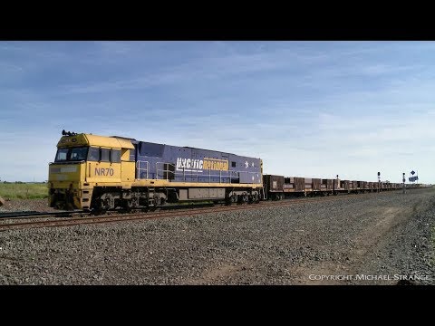 3XM4 Pacific National Steel Train - PoathTV Australian Railways