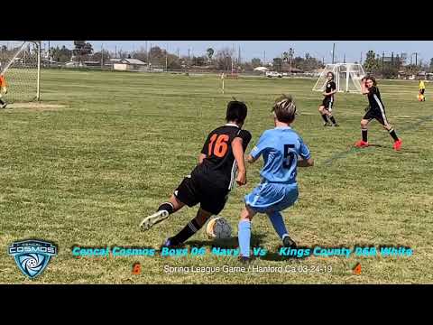 Cencal Cosmos Boys 06 Navy  5  Vs  Kings County 06B White  4