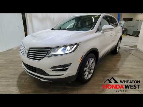 2017 Lincoln MKC AWD 4dr Select in White for sale at Wheaton Honda West in Calgary, AB