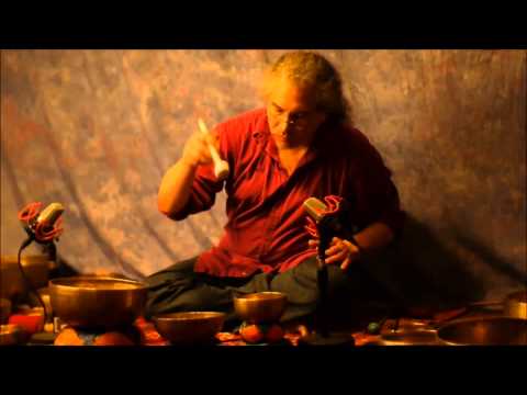 10 min Chakra Meditation Series~Note B~7th ~Crown Chakra with Tibetan Singing Bowls~No Vocals