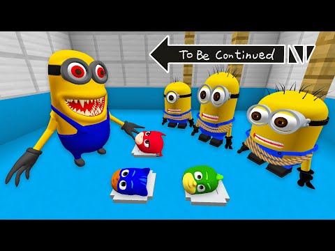 RETURN OF SCARIEST MINION in Minecraft! Scary Minion.EXE vs Minion and PJ MASKS! GAMEPLAY MOVIE