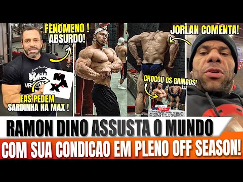 RAMON DINO APARECE FIBRANDO TUDO EM OFF E CHOCA OS GRINGOS! JORLAN VIEIRA COMENTA! SARDINHA BUGOU!