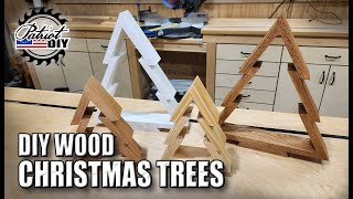 How To Build DIY Wood Christmas Trees