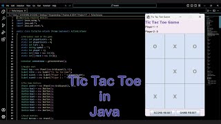 Tic Tac Toe Game in Java || Coder C