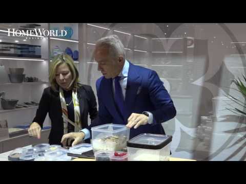 Geoffrey Zakarian shows off his new food storage line with TarHong