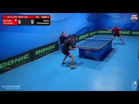 16:30 Hennadii Yurchenko 1-3 Serhii Cherniavskyi West 3 WIN CUP 16.11.2022 | TABLE TENNIS WINCUP