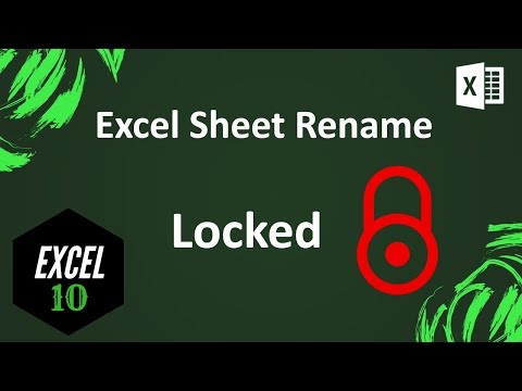 Prevent From Changing Sheet Name By Using VBA Code