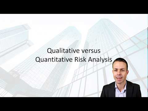 Qualitative versus Quantitative Risk Analysis