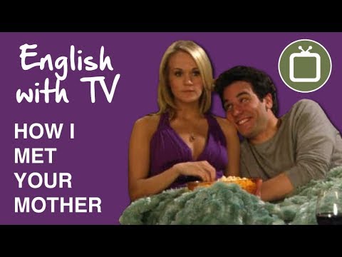 あなたの母にどうやって会ったかと英語で話す - Ted's Crush (English with How I Met Your Mother - Ted's Crush)