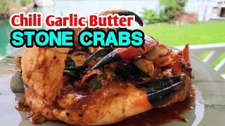 STONE CRABS in Chili Garlic Butter Sauce