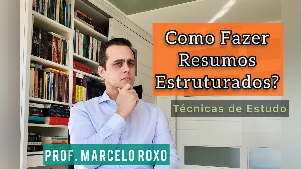 Como fazer resumos estruturados: Método Cornell | Prof. Marcelo Roxo