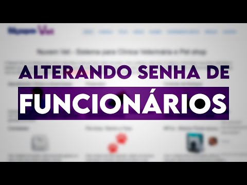 Video tutorial Alterar senha do funcionário