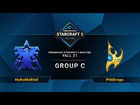 SC2 - HeRoMaRinE vs. PtitDrogo - DreamHack SC2 Masters 2021: Fall - Group C - EU
