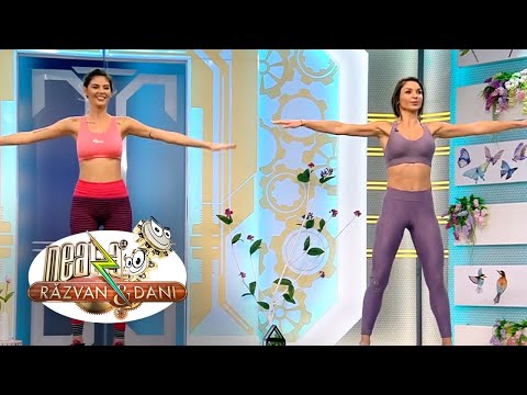 Fitness cu Diana Stejereanu. Antrenament cu trambulina împotriva celulitei