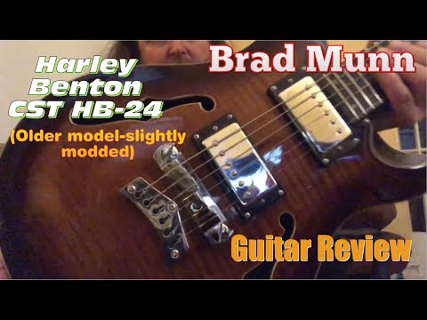 Brad Munn Mini Guitar Review, Harley Benton CST HB 24 (older model, slightly modded)