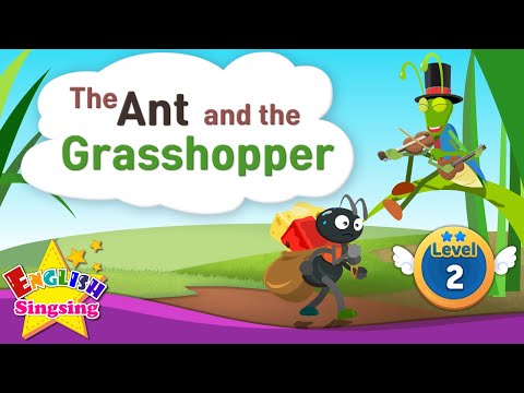 The Ant and the Grasshopper - Fairy tale - English Stories (Reading Books)