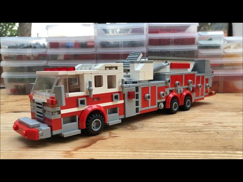 Lego midmount ladder truck (tower 21)