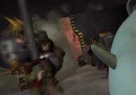 Final Fantasy VII - Sector 7 Plate Collapses