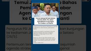 Temui Jokowi di Solo Bahas Pemilu 2029, PSI Jabar Agendakan Kunjungan ke Cirebon Juli Nanti