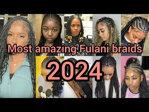2024 hottest braids hairstyles | Fulani braids hairstyles for black ladies | Cornrows hairstyles