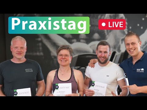 Live-Präsenztag medizinische Fitnesstrainer-Lizenz der KAF Akademie (VLOG)