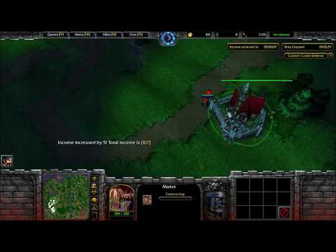 Custom Castle Defense! Warcraft Three Custom Games!
