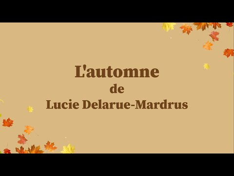 L'automne - Lucie Delarue-Mardrus