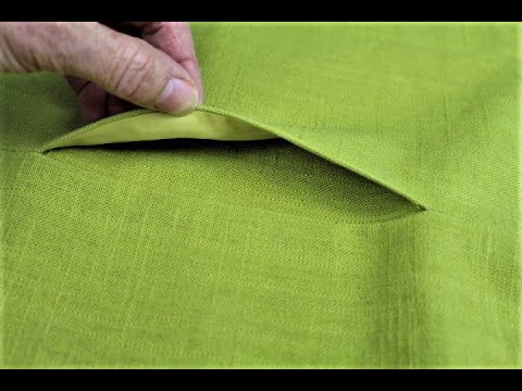 Wie macht man Seitennahttaschen?