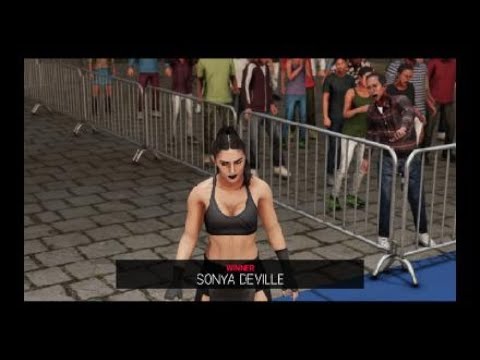 WWE 2K19 Sonya Deville vs Ronda Rousey Last Man Standing Legend Difficulty