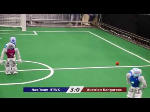 RoboCup 2015 SPL: Nao-Team HTWK vs. Austrian Kangaroos