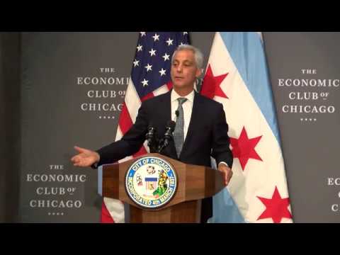 The Honorable Rahm Emanuel, Mayor, City of Chicago, 7/19/18