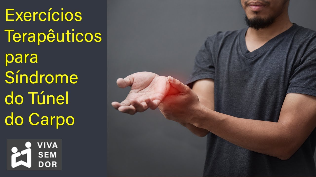 Exercícios terapêuticos para síndrome do túnel do carpo.