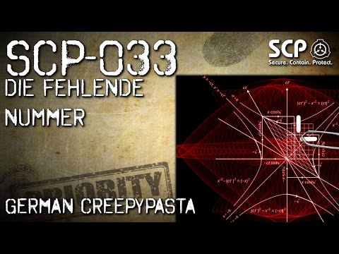 SCP-033: The Missing Number (Horror, Horror, Audiobook) GERMAN