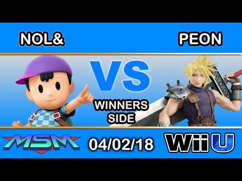 MSM 140 - IM | Nol& (Ness) Vs. Peon (Cloud) Winners Side - Smash 4