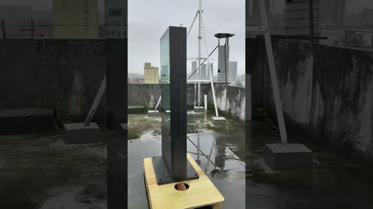 Outdoor floor standing waterproof function test