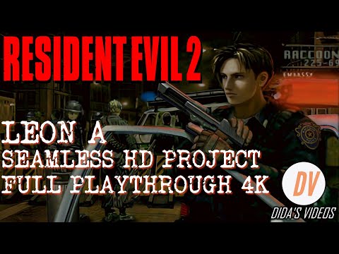 Resident Evil 2 Seamless HD Project PC Version - Leon A Full Playthrough (Normal)