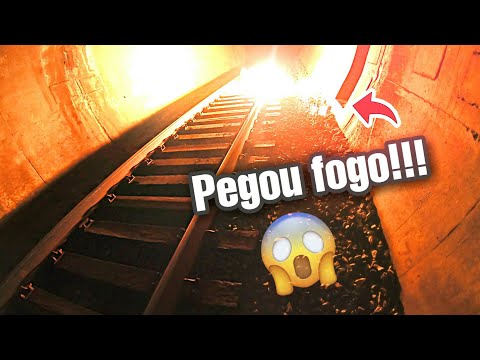 VOLTEI NO TÚNEL DO TREM ASSOMBRADO!! 😨