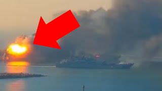 Russia Sacrificed Own Ships to Avoid Ukrainian Invasion - Caught on Camera
