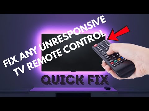 How to fix Any TV remote not working, power button or other buttons, not working