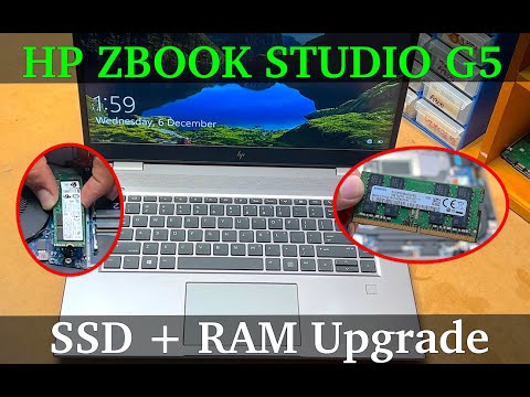 HP ZBOOK STUDIO G5 | RAM-Upgrade auf bis zu 64 GB + 1 TB SSD-Upgrade